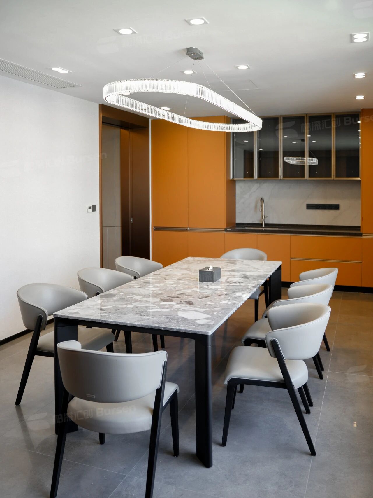 1200m ² Steel Enterprise Office Scene