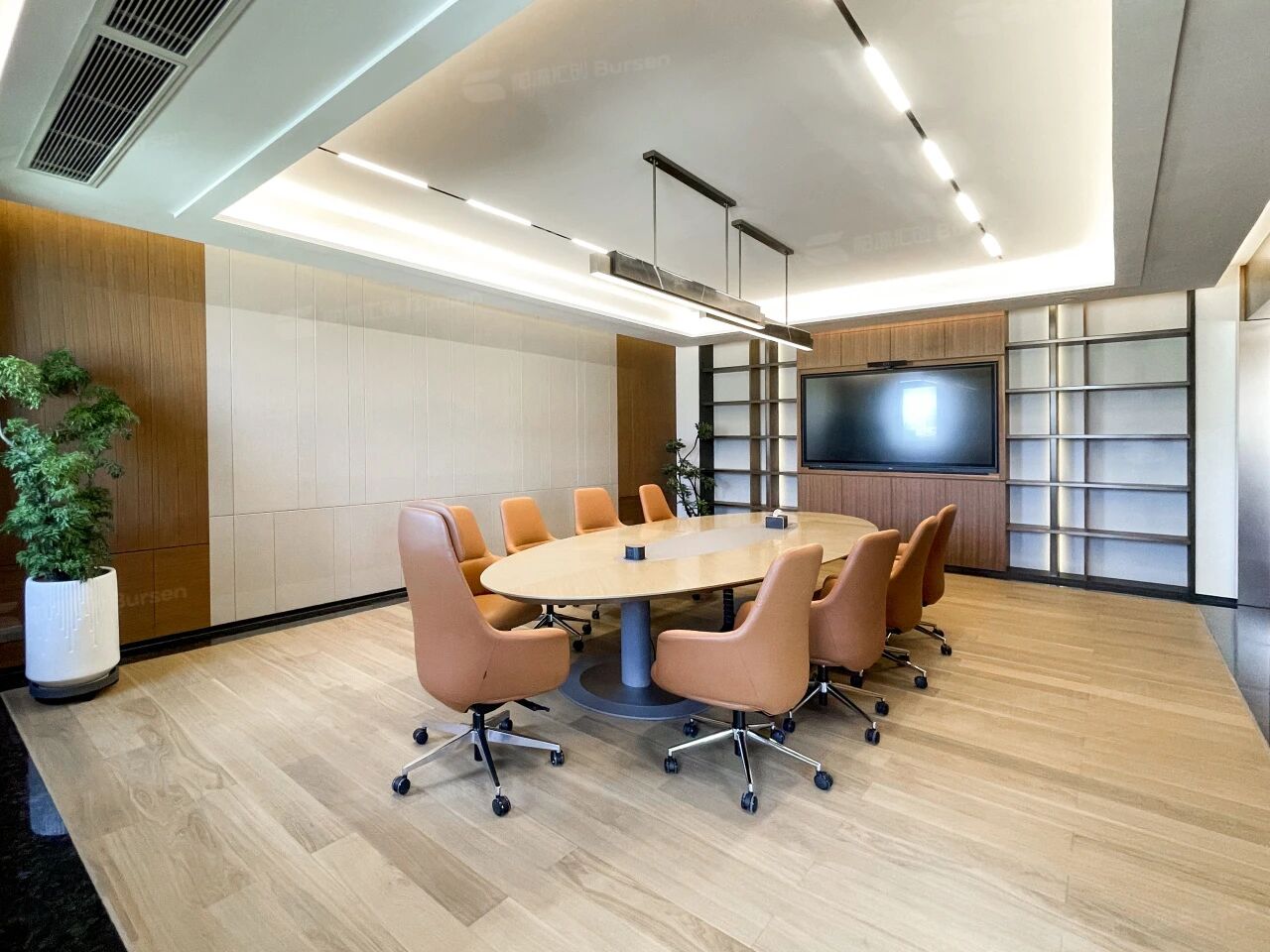 1200m ² Steel Enterprise Office Scene