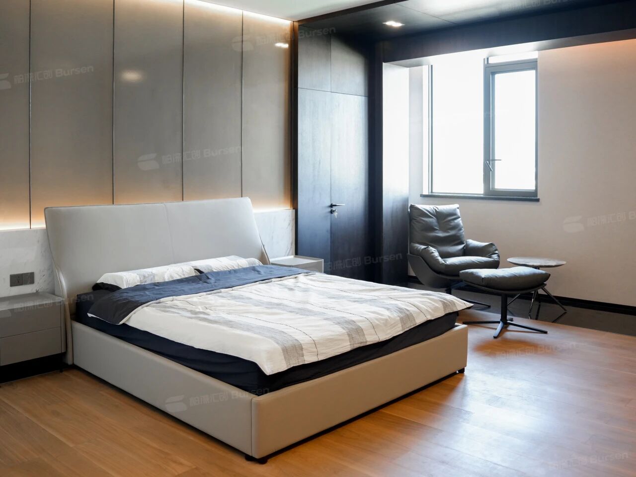 1200m ² Steel Enterprise Office Scene