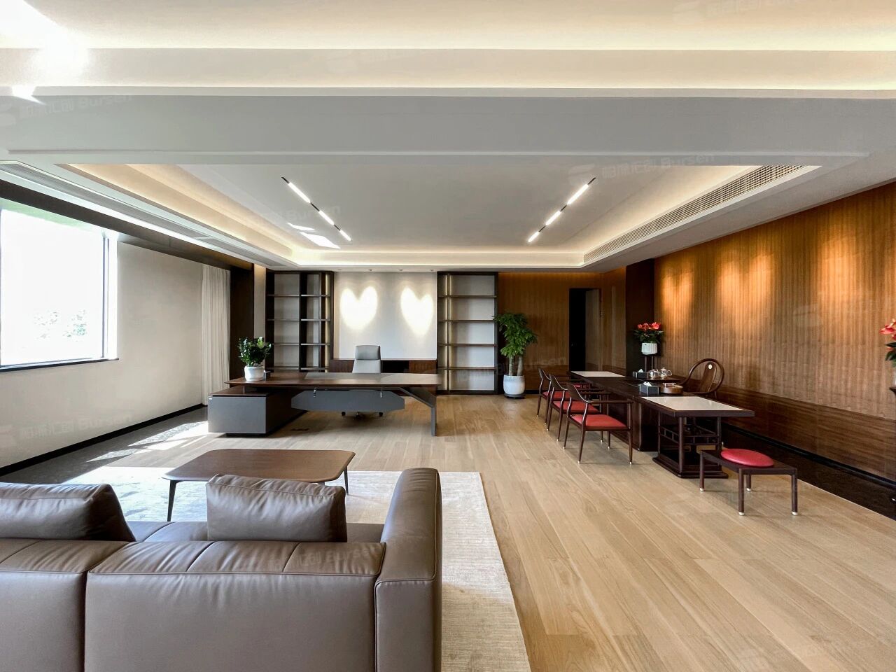 1200m ² Steel Enterprise Office Scene